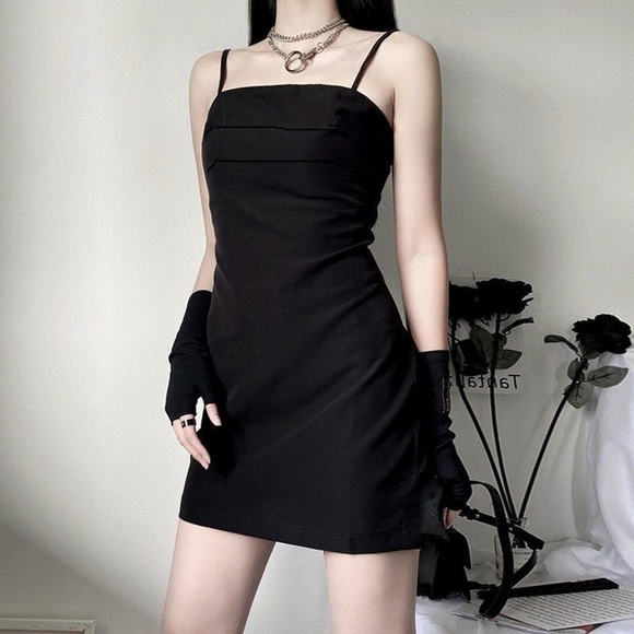 Club Monaco Black Mini Dress - Picture 1 of 4